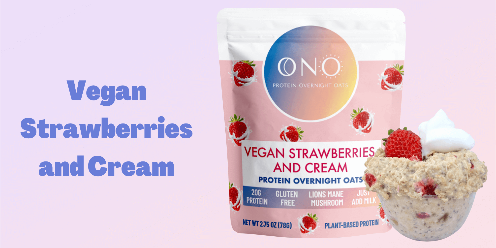 Vegan Strawberries and Cream
