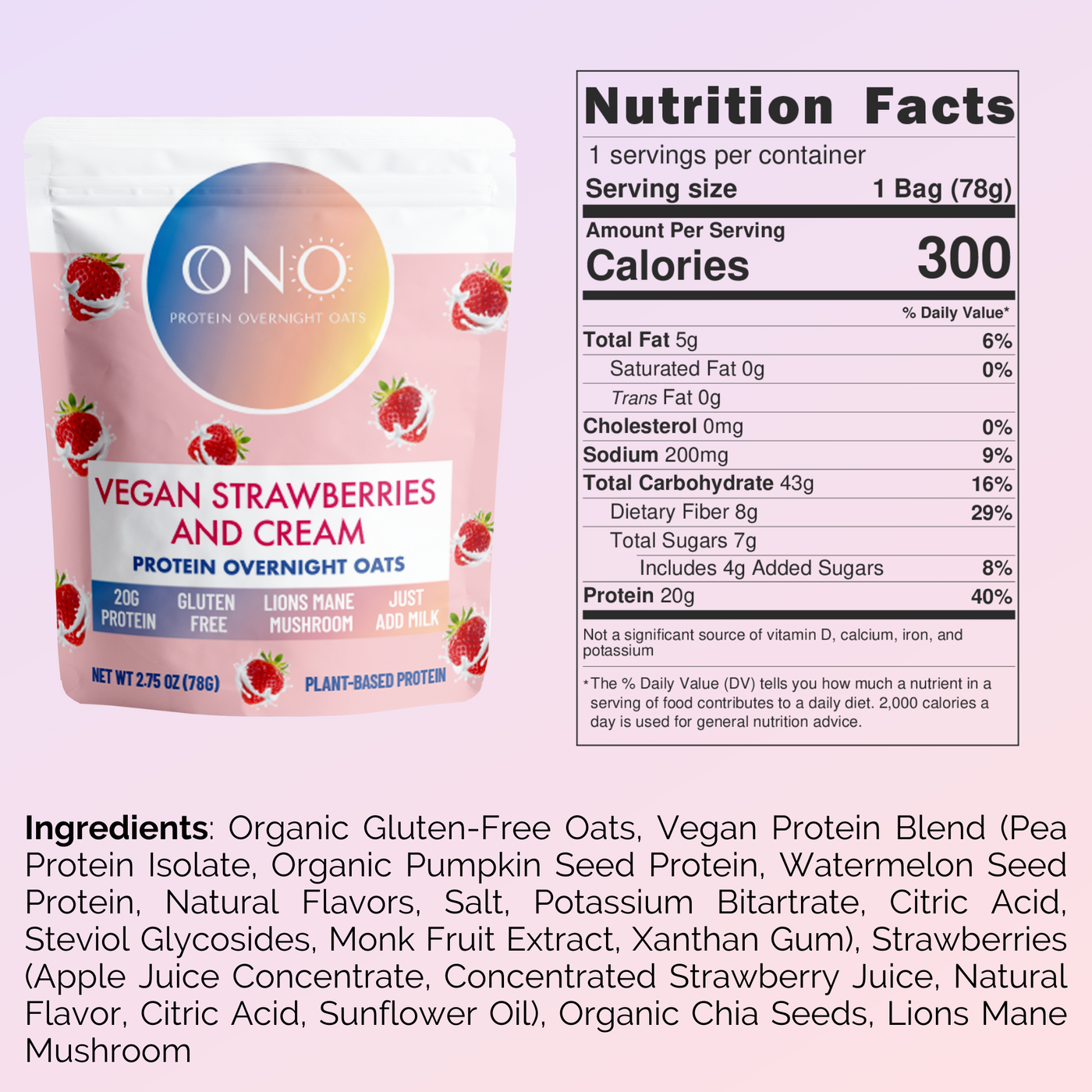 Vegan Strawberries and Cream